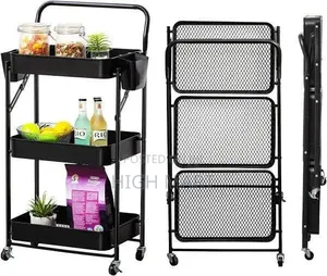 3 Tier Rolling Cart Organizer