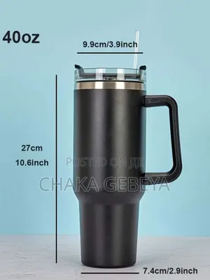 Large Capacity Vacuum Flask for Hot Cold Drinks - Perfect for Car