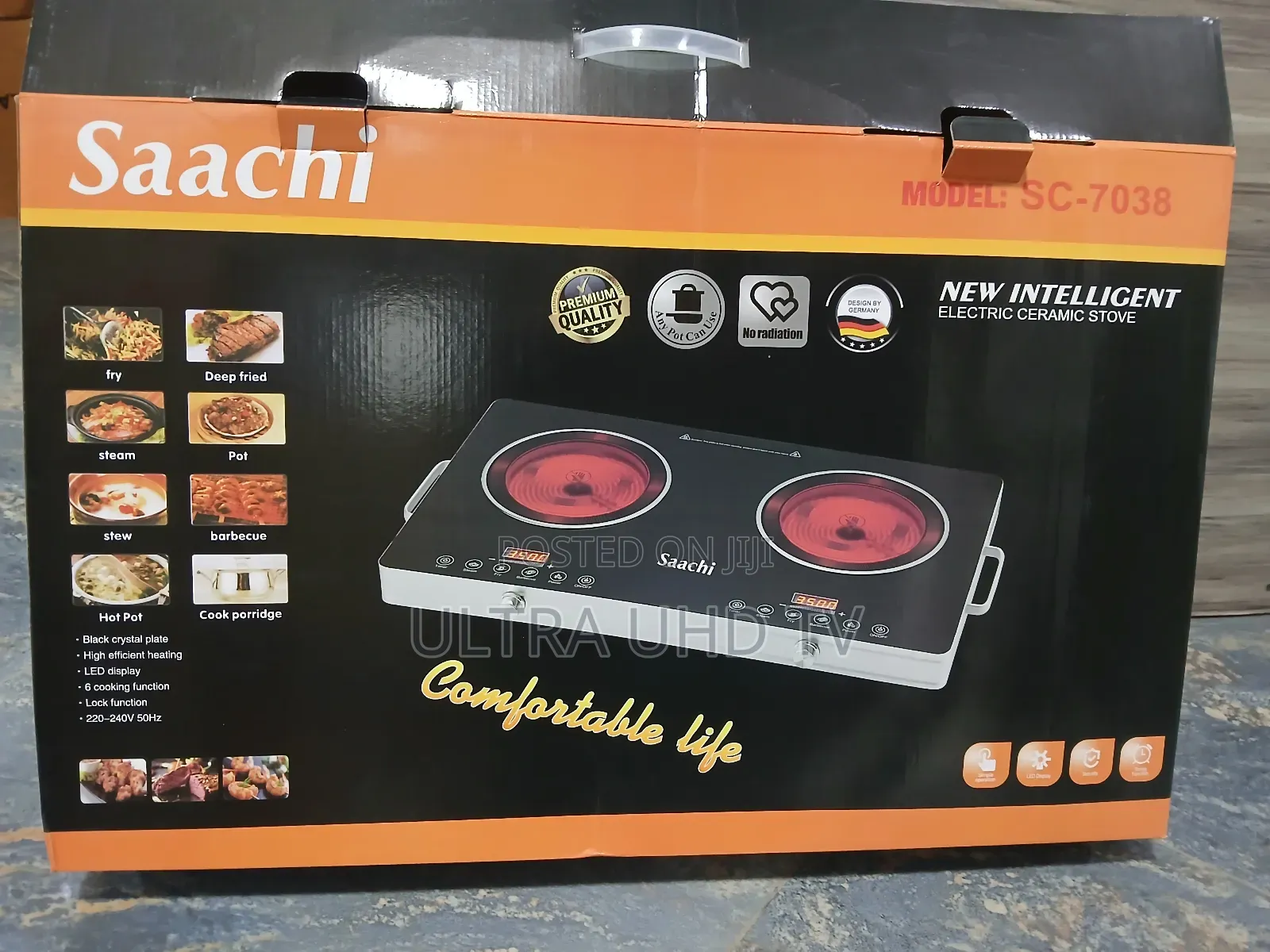 Saachi Sc-7038 New Intelligent Electric Ceramic Stove. This