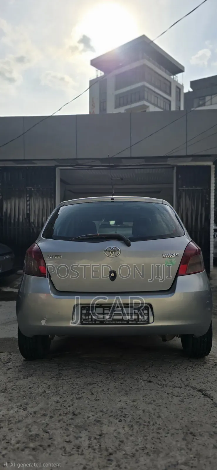 Toyota Yaris 2008 Gray