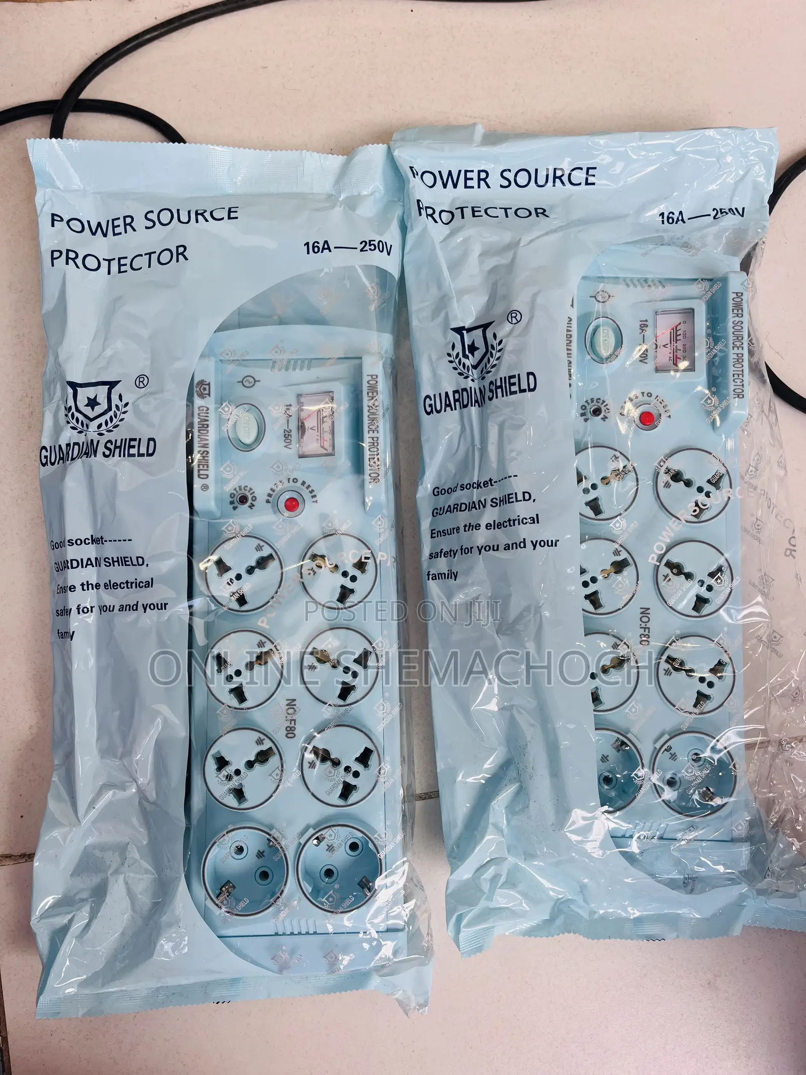Guardian Shield Power Source Protector Power Divider የሶኬት ማከፋፈያ