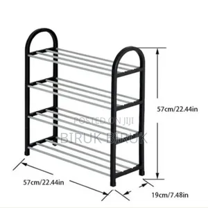 4 Layer Stainless Steel Shoes Rack