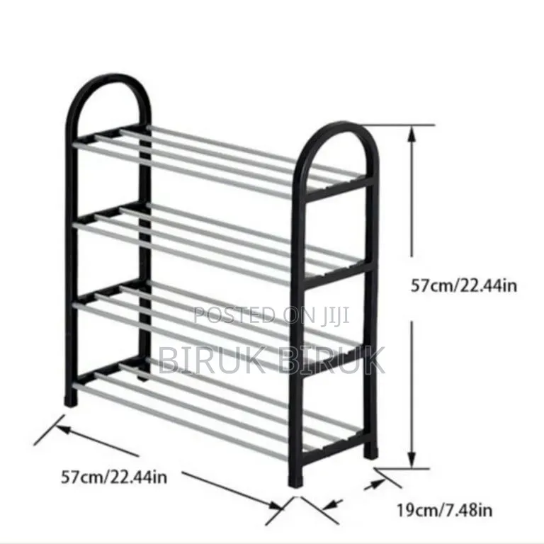 4 Layer Stainless Steel Shoes Rack