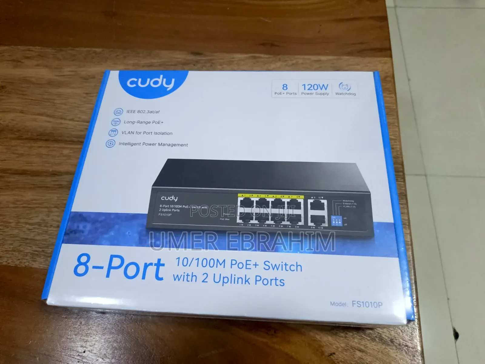 Cudy 8-Port Poe እስዊች