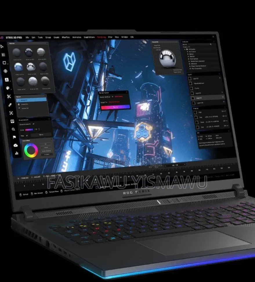 New Laptop Asus ROG Strix G16 G614 32GB Intel Core i9 SSD 1T