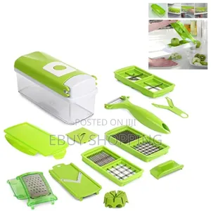 Complete 13-Piece Fruit Veggie Prep Set With Storage Container