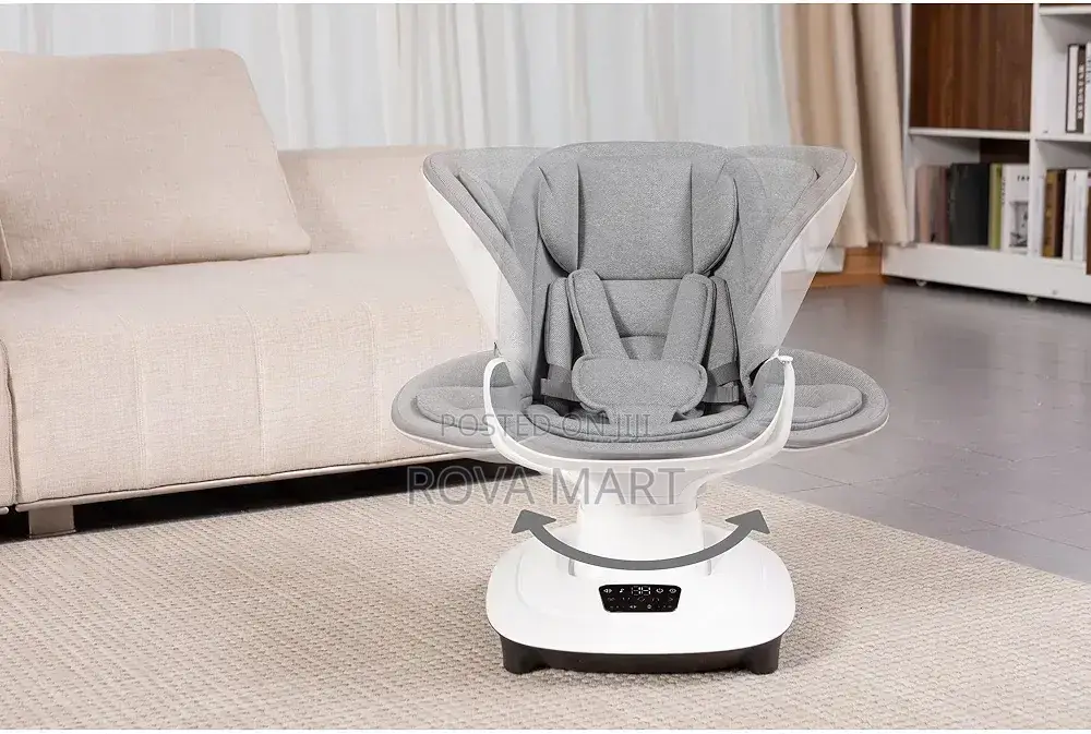 Mastel Baby Electric Rocking Plastic Cradle Chairs Border