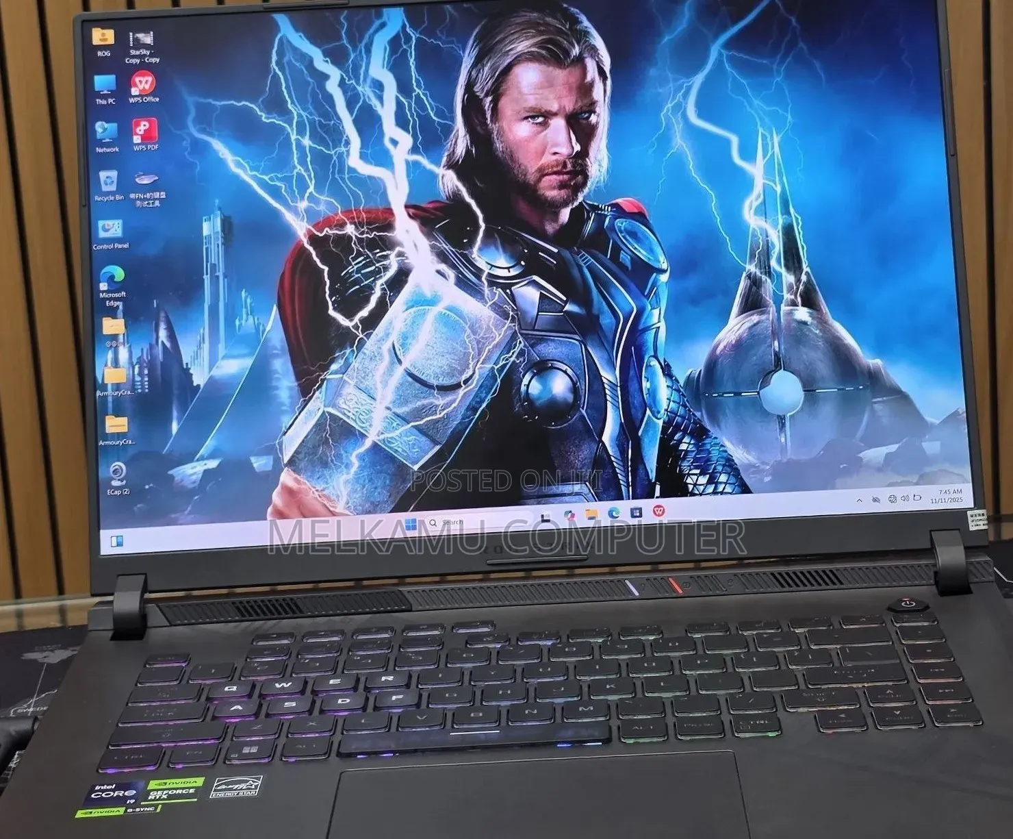 New Laptop Asus ROG Strix G16 G614 16GB Intel Core i9 SSD 1T