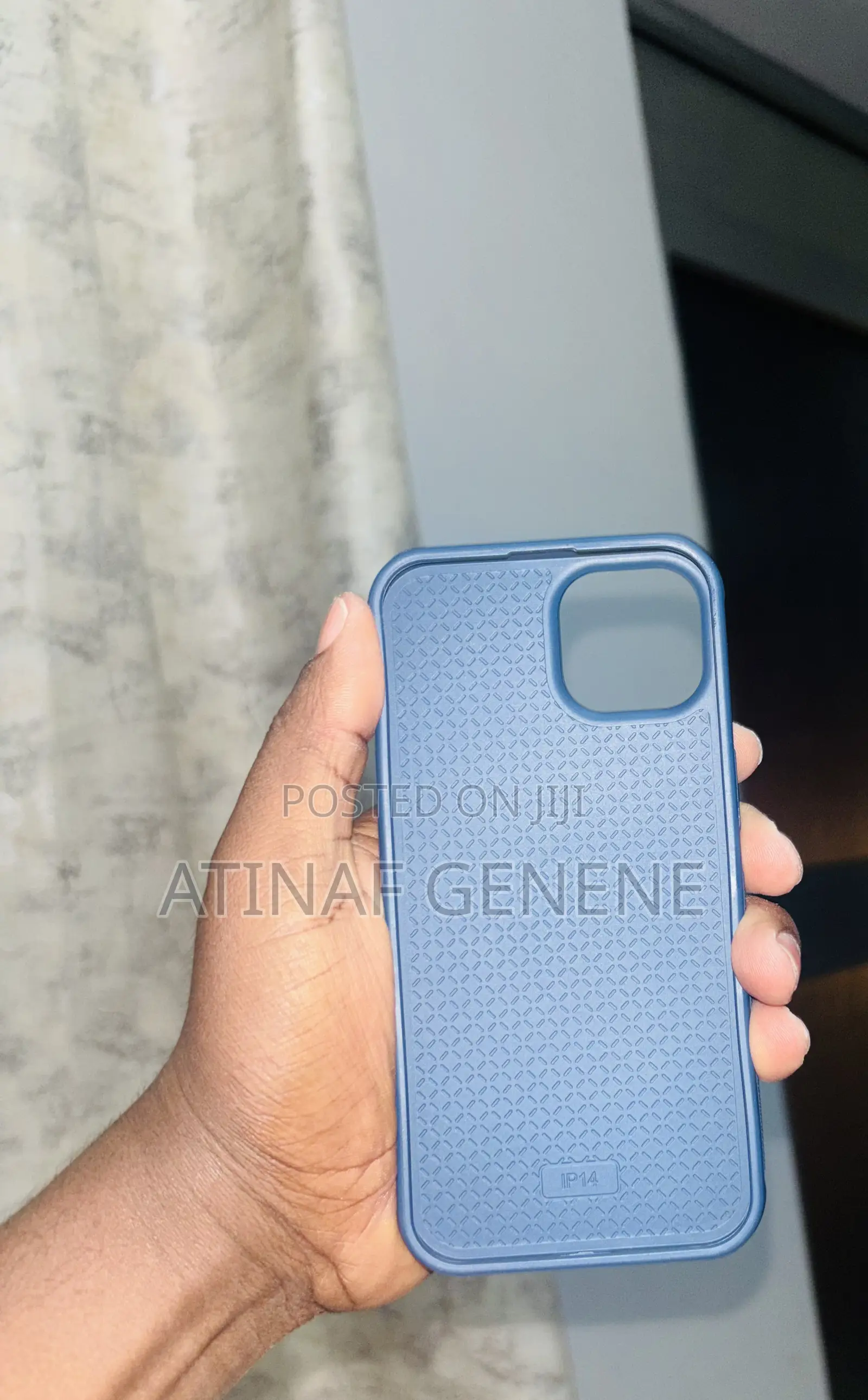 iPhone 14 / 15 Premium Blue Case With Card Holder (Only 1 Left)