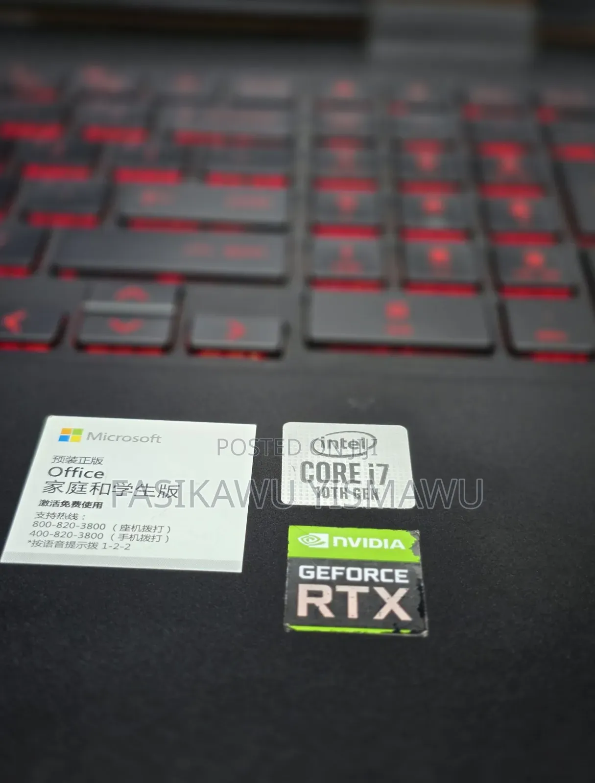 New Laptop HP Omen 15 16GB Intel Core i7 SSD 512GB