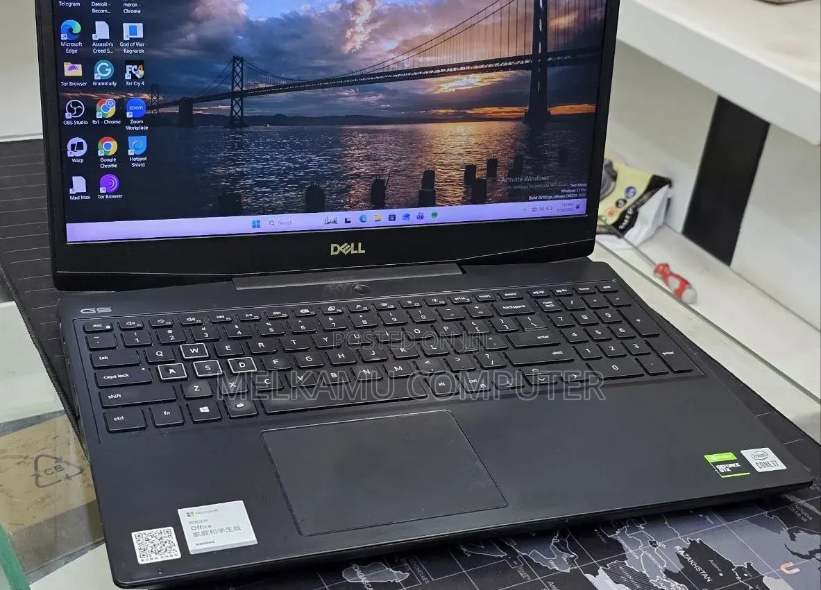New Laptop Dell G15 5511 32GB Intel Core i7 SSD 512GB