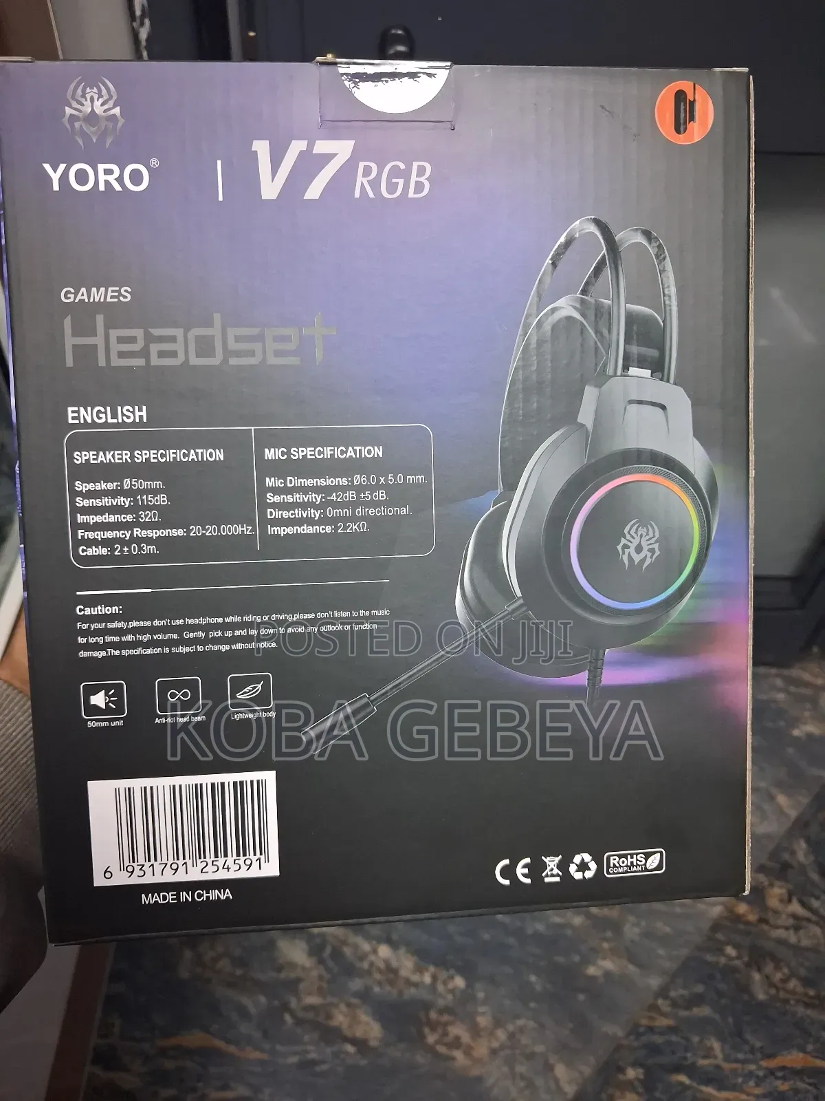 Abingo Yuro V7 Type-C Wired Headset