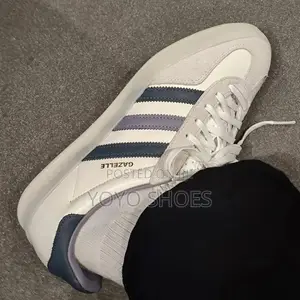 Adidas Gazelle Indoor White/Blue Unisex Fashion Sneaker