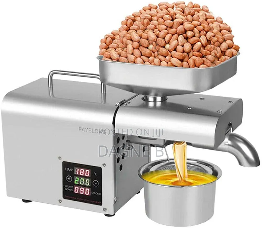 Stainless Steel Oil Press Machine የዘይት መጭመቂያ