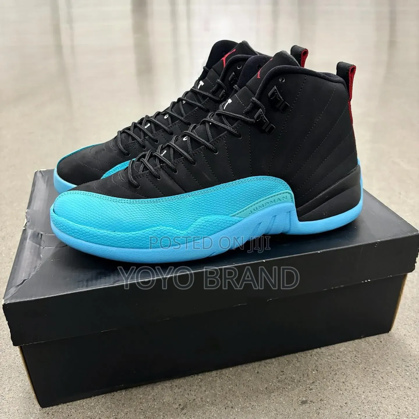 Air Jordan 12 Retro "Gamma Blue"Unisex Fashion Boots