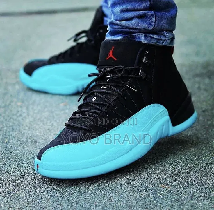 Air Jordan 12 Retro "Gamma Blue"Unisex Fashion Boots