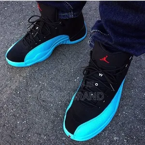 Air Jordan 12 Retro "Gamma Blue"Unisex Fashion Boots