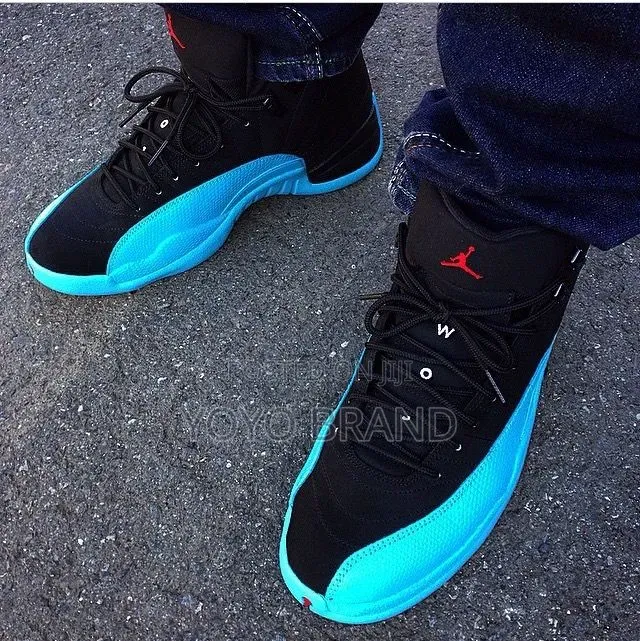 Air Jordan 12 Retro "Gamma Blue"Unisex Fashion Boots