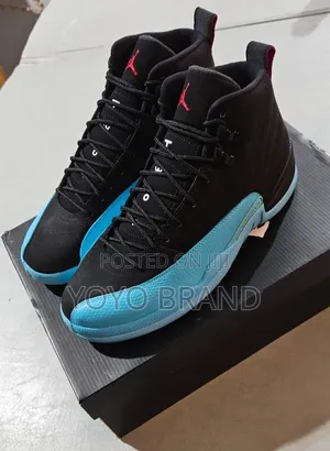 Air Jordan 12 Retro "Gamma Blue"Unisex Fashion Boots