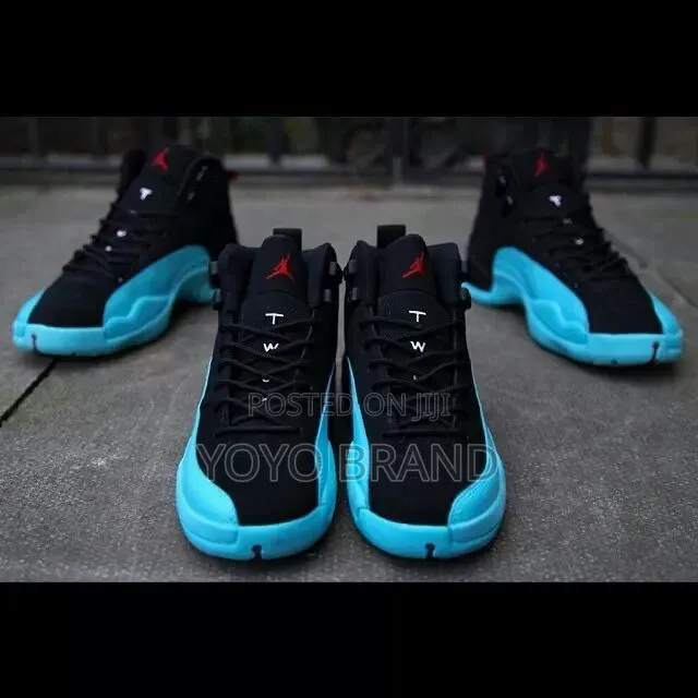 Air Jordan 12 Retro "Gamma Blue"Unisex Fashion Boots