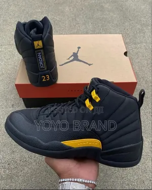 Air Jordan 12 Retro Unisex "Black Taxi"Unisex Fashion Boots