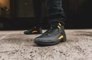 Air Jordan 12 Retro Unisex "Black Taxi"Unisex Fashion Boots