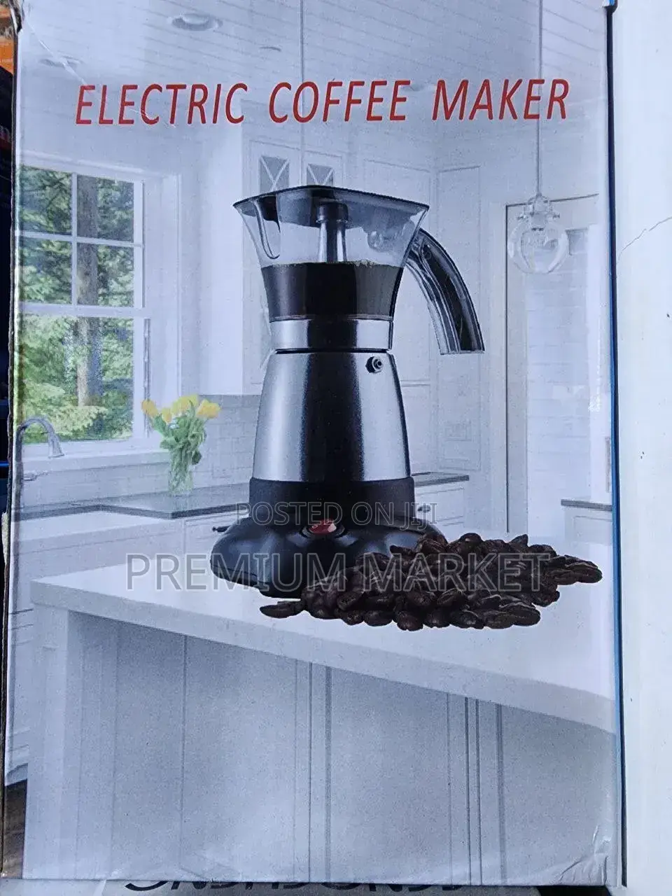 Leaf Bean Electric Espresso Maker ኤልክትሪክ የቡና ማፍያ