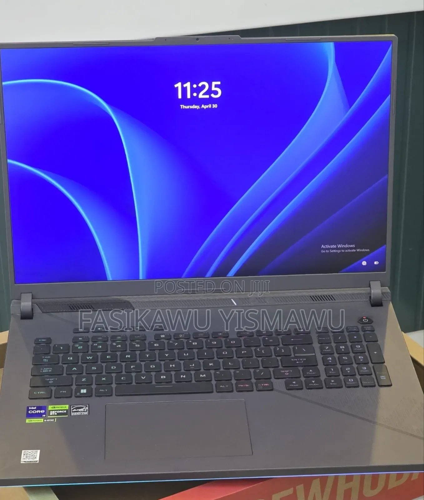 New Laptop Asus ROG Strix G15 16GB Intel Core i9 SSD 1T