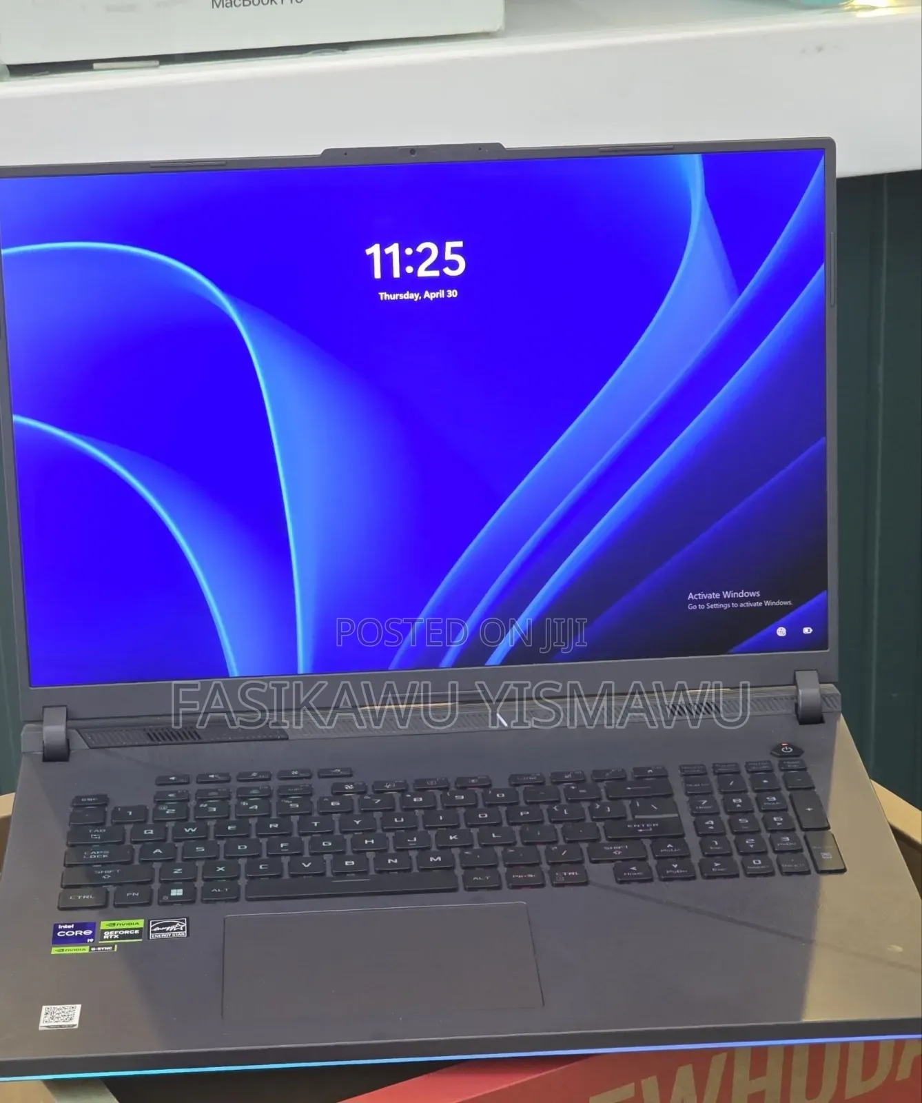 New Laptop Asus ROG Strix G15 16GB Intel Core i9 SSD 1T