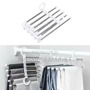 5-in-1 Multi-Layer Hanger የልብስ መስቀያ