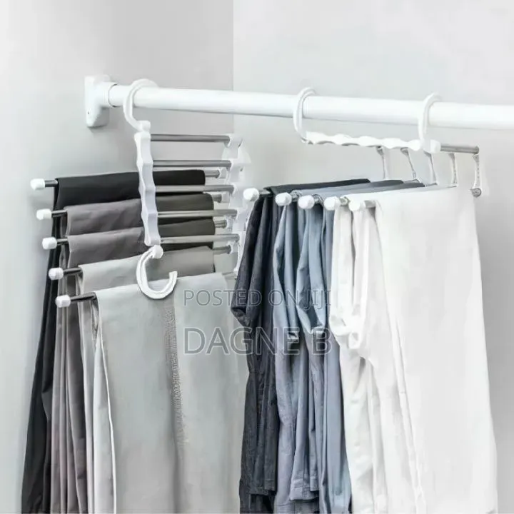 5-in-1 Multi-Layer Hanger የልብስ መስቀያ