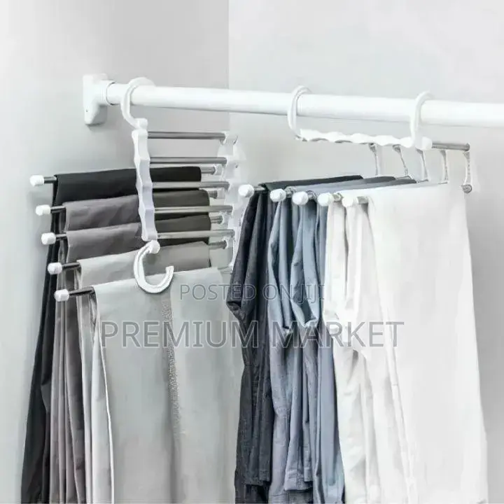 5-in-1 Multi-Layer Hanger የልብስ መስቀያ