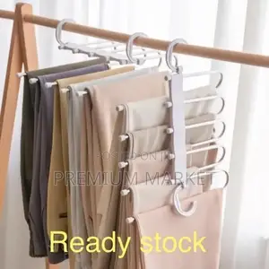 5-in-1 Multi-Layer Hanger የልብስ መስቀያ