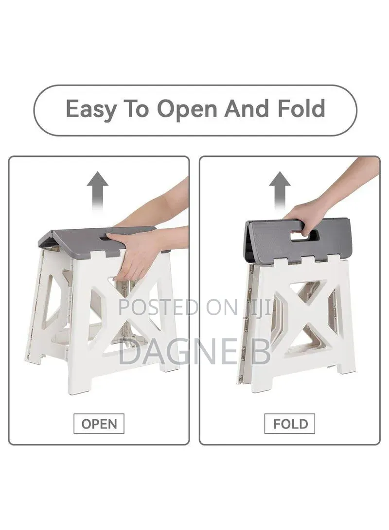 115kg Capacity Foldable Chair ተጣጣፊ ወንበር