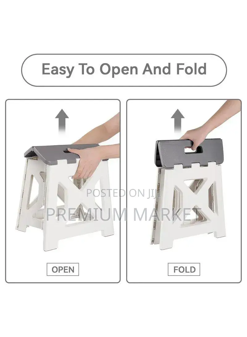 115kg Capacity Foldable Chair ተጣጣፊ ወንበር