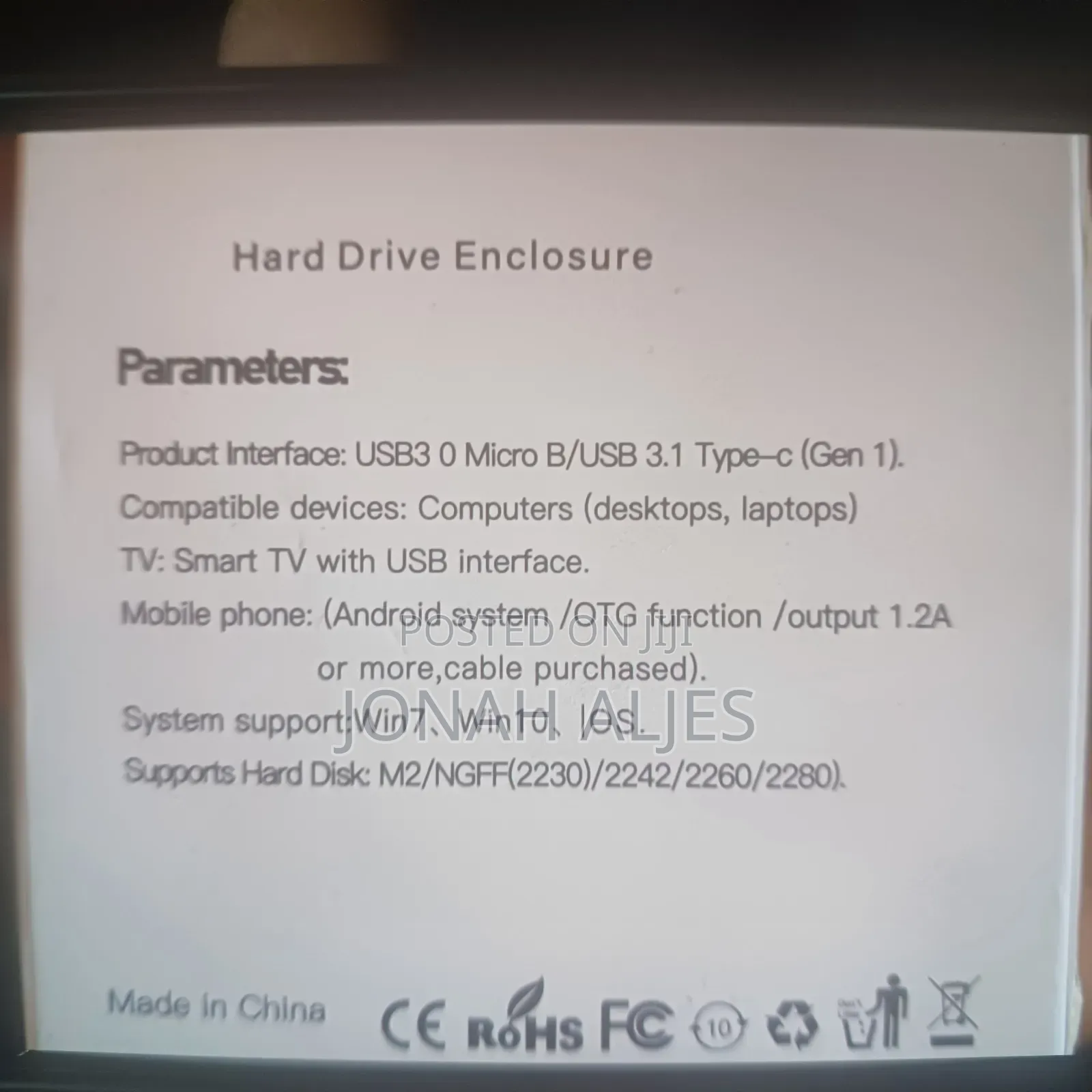 Portable SSD Hard Disk