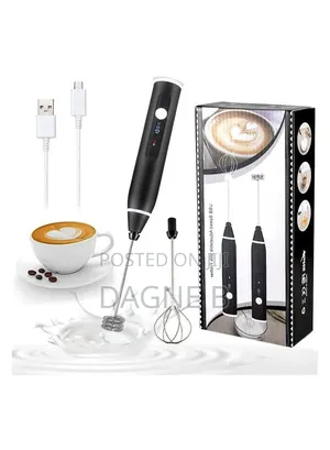Rechargeable Milk Frother የክሬም መስራሪያ