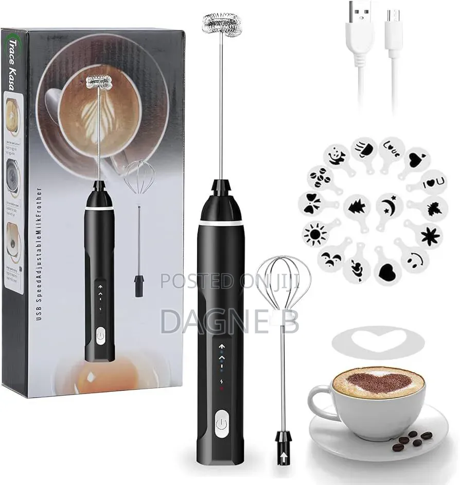 Rechargeable Milk Frother የክሬም መስራሪያ