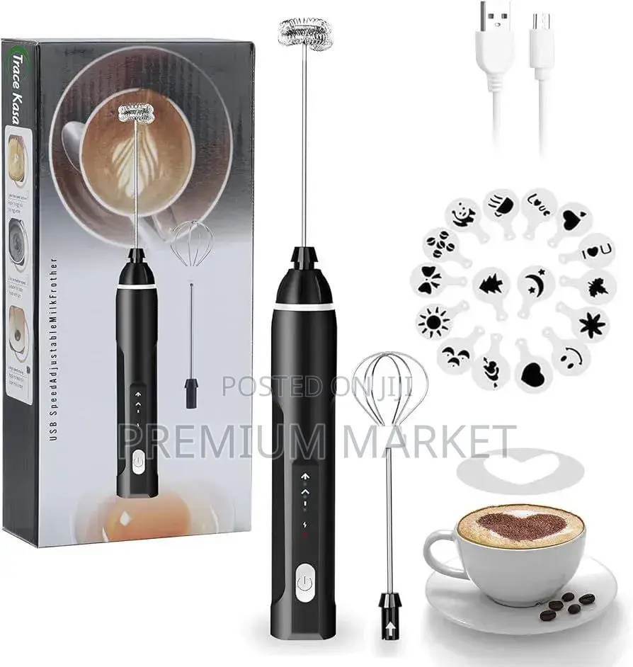 Cream Maker Rechargeable Milk Frother የክሬም መስራሪያ