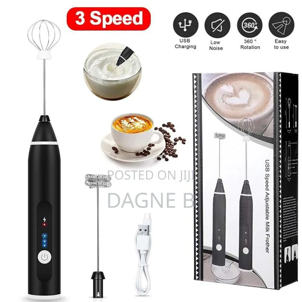 Rechargeable Milk Frother የክሬም መስራሪያ