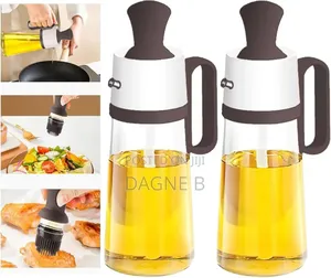 2 in 1 Oil Brush and Dispenser Tool የዘይት መቀነሻ እና መቀቢያ