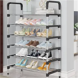 6 Tier Stainless Steel Shoe Rack የብረት የጫማ መደርደሪያ