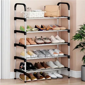 6 Tier Stainless Steel Shoe Rack የብረት የጫማ መደርደሪያ