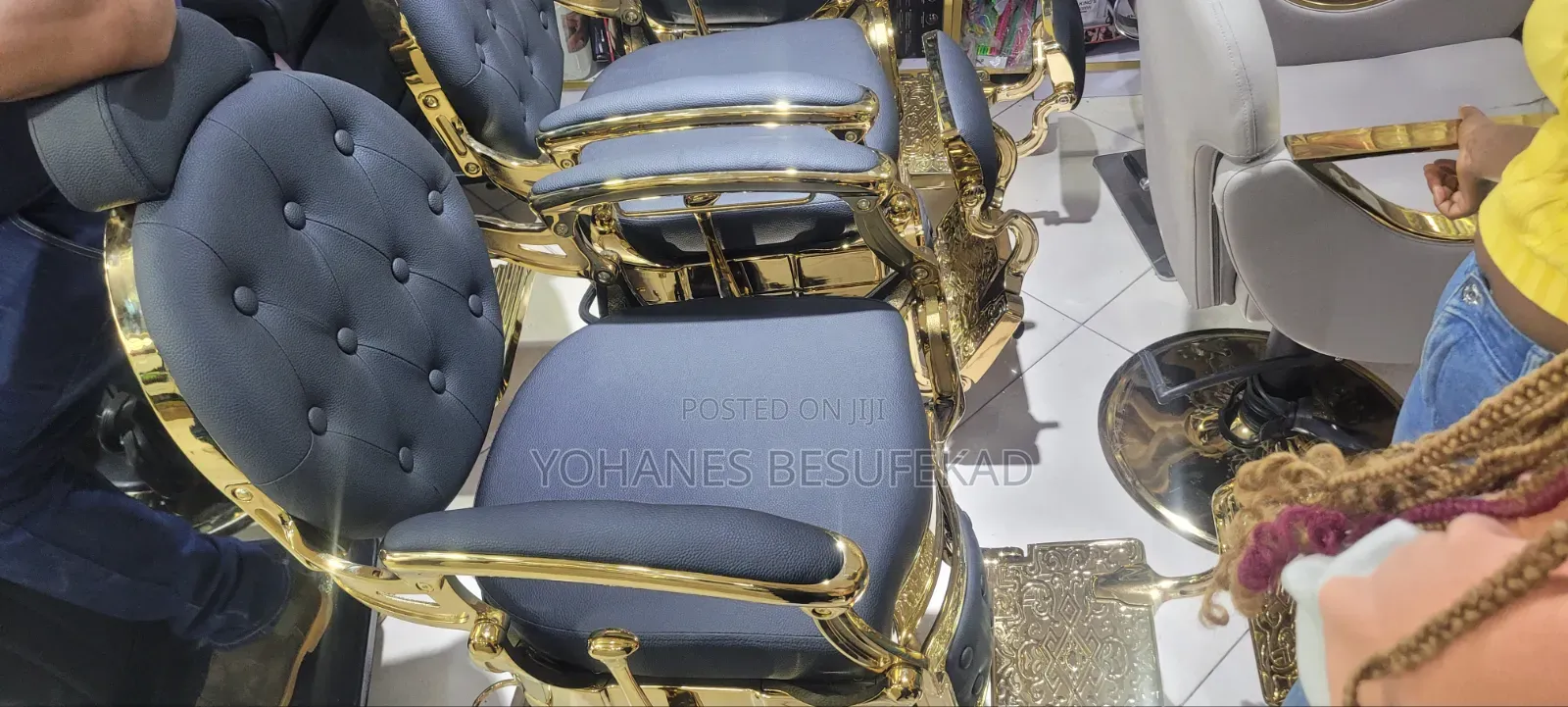 Barber Chair for Men የፀጉር ቤት ወንበር