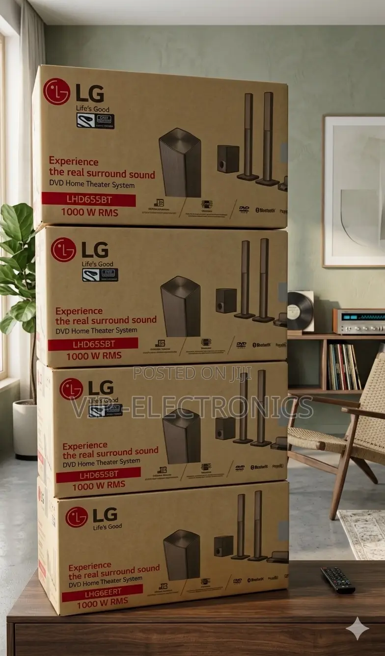 Lg Home Theater System 1000w 5.1 Ch. DVD