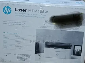 Hp Laserjet MFP 136w All in One Printer With It's Lesser