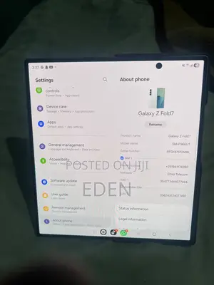 New Samsung Galaxy Z Fold7 512 GB Blue