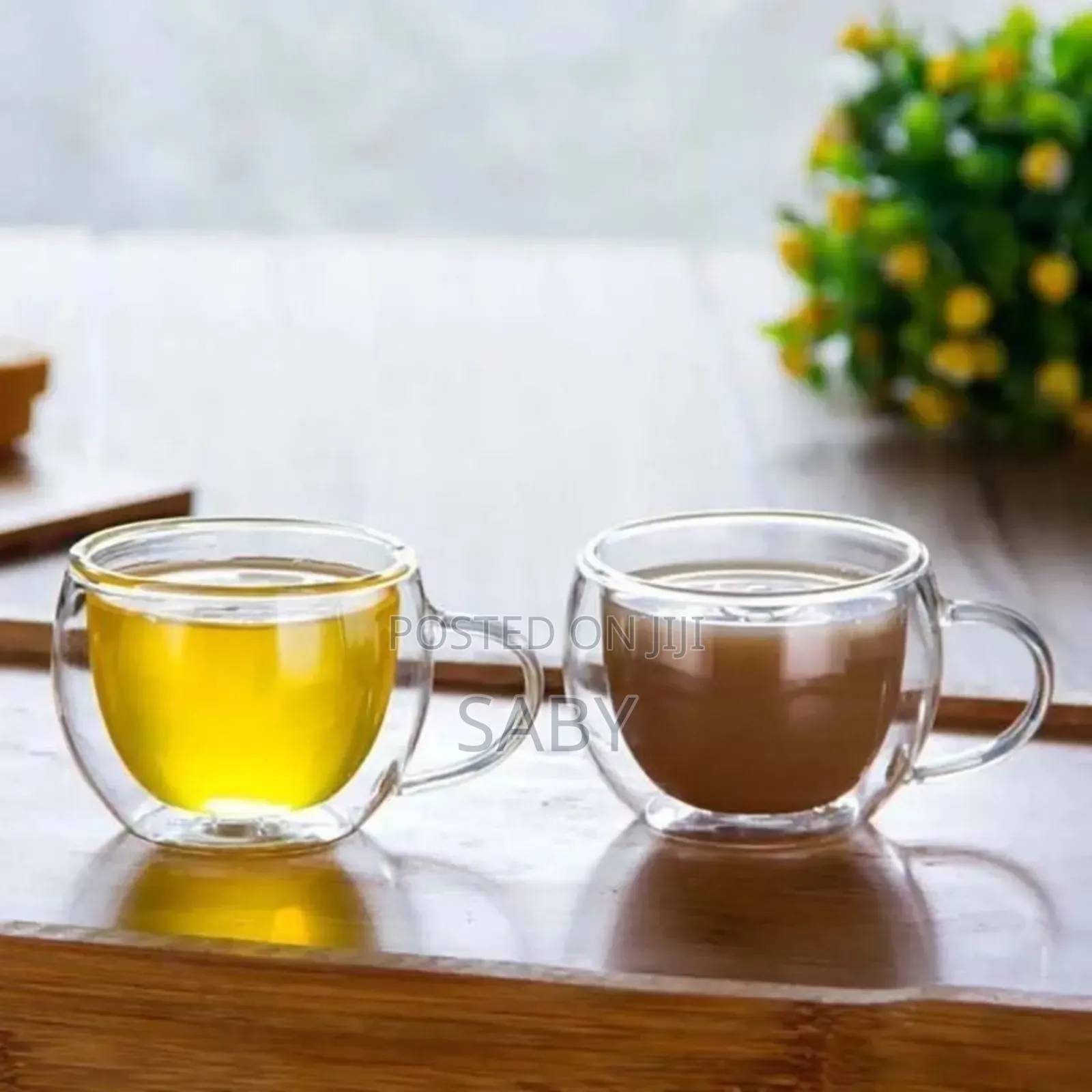 6pcd Double Wall Glass Cup
