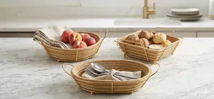 Essentials Handcrafted Decorative Fruit Basket