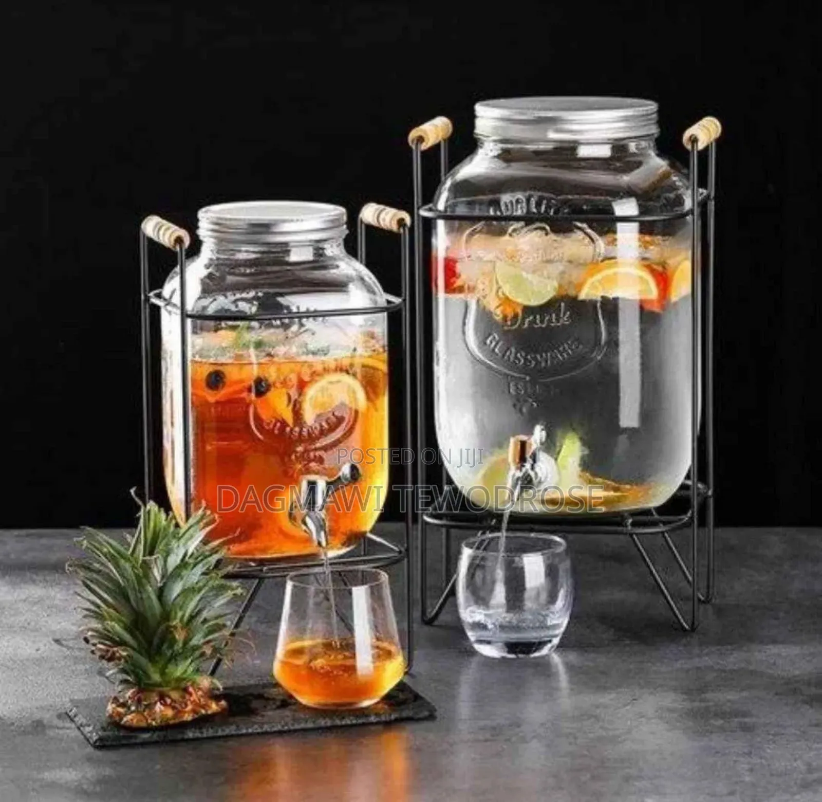 Glass Beverage Dispenser